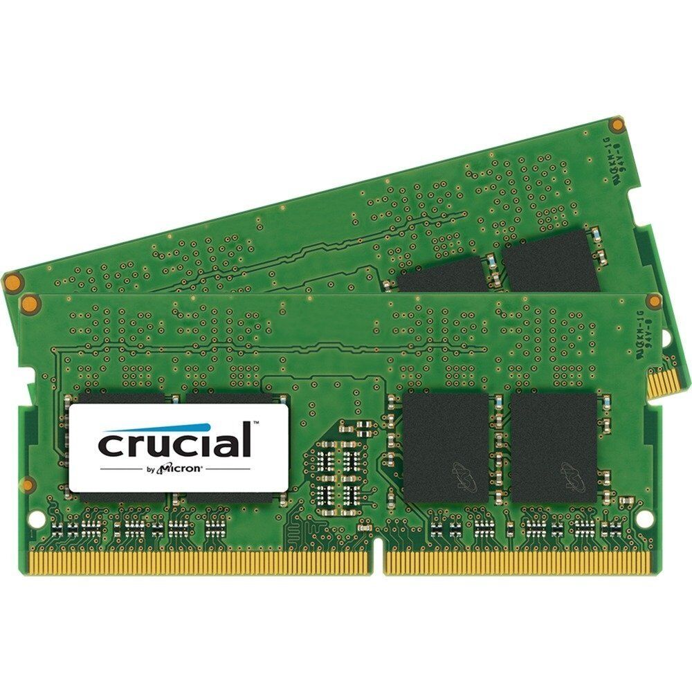 Crucial 32GB DDR4 KIT 2 x 16GB 2666 MHz PC4-21300 SODIMM 260-Pin Laptop Memory