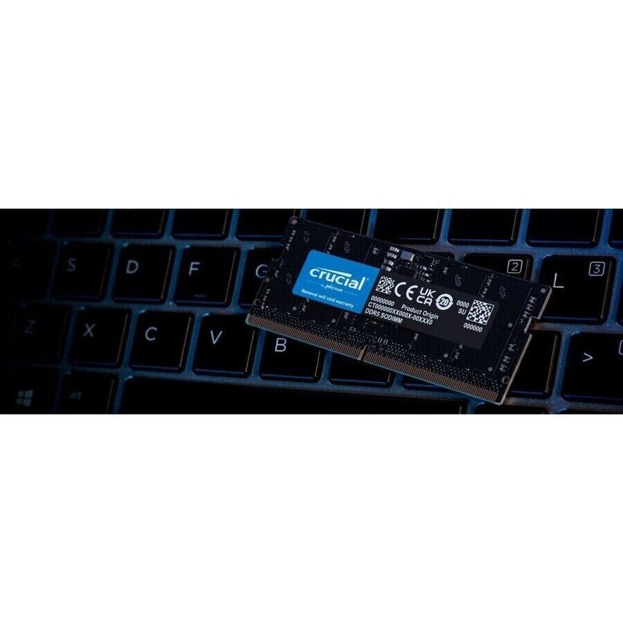 Crucial 32GB 262-Pin DDR5 SODIMM 5600 PC5-44800 Laptop Memory CT32G56C46S5