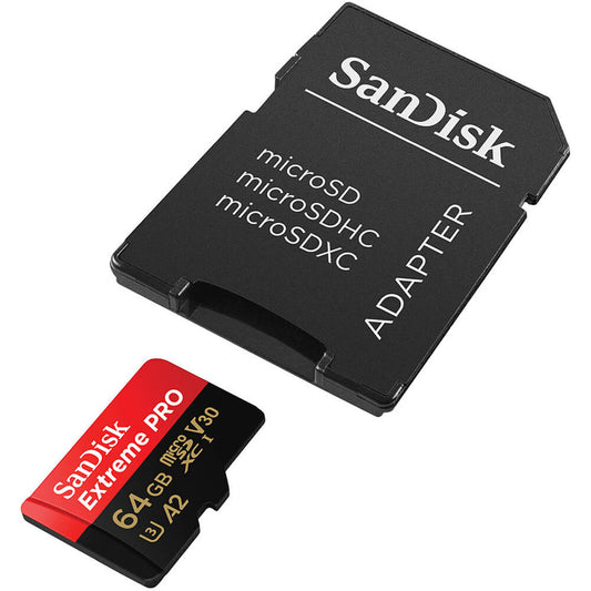 SanDisk 64GB Micro SD SDXC MicroSD TF Class 10 Extreme PRO 200MB/s SDSQXCU
