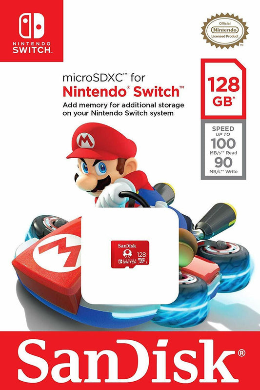 SanDisk 128GB micro SD XC Card MicroSDXC Flash Memory Nintendo Switch 128 GB