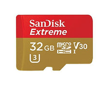 Load image into Gallery viewer, SanDisk 32GB microSD Extreme 100MB/s A1 4K U3 32G SD SDHC microSDHC SDSQXAF-032G