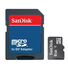 Load image into Gallery viewer, Lot of 10 New SanDisk 8GB MicroSDHC MicroSD SDHC SD Class 4 Flash TF Memory Card
