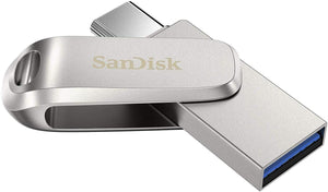 SanDisk 256GB Ultra Dual Drive Luxe USB Type-C Flash Drive SDDDC4-256G-G46
