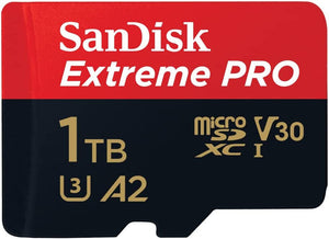 Sandisk 1TB Extreme PRO Micro SD  MicroSDXC Memory Card  SDSQXCD-1T00-GN6MA