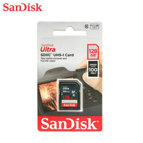 SanDisk Ultra 128 GB SD SDXC Memory Card SDSDUNR-128G-GN3IN 100mbps
