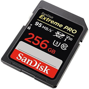 SanDisk 256GB 256G Extreme PRO SD SDXC Card 95MB/s Class 10 UHS-1 U3 4K Memory