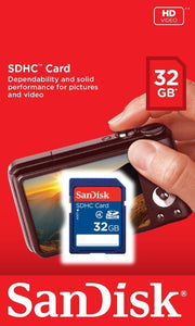 Lot 4 x SanDisk 32GB SDHC Class 4 SD Flash Memory Card Camera SDSDB-032G 128GB