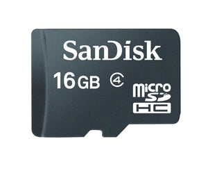 SanDisk 16GB MicroSD Micro SDHC TF Flash Class 4 Memory Card 16G with SD Adapter