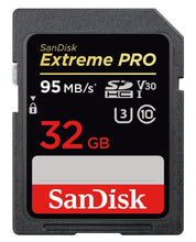 Load image into Gallery viewer, SanDisk 32GB 32G Extreme PRO SD SDHC SDXC Card 95MB/s Class 10 UHS-1 U3 Memory