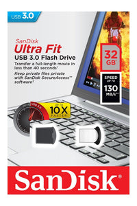 SanDisk 32GB 32G CZ430 Ultra Fit USB 3.1 Nano Flash Pen Drive SDCZ430-032G