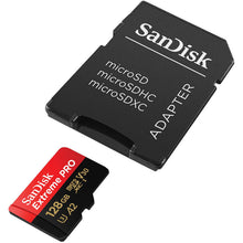 Load image into Gallery viewer, SanDisk 128GB Micro SD SDXC MicroSD TF Class 10 128 GB Extreme PRO 200MB/s