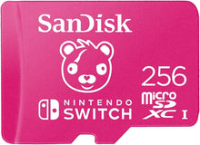 Load image into Gallery viewer, SanDisk 256GB microSDXC Nintendo Switch SDSQXAO-256G-GN6ZG Fortnite Edition