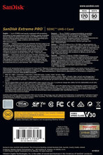 Load image into Gallery viewer, SanDisk 128GB Extreme PRO SD SDXC Memory Card 170MB/s Class 10 UHS-1 U3 4K 128G