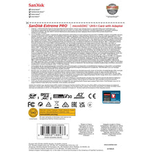 Load image into Gallery viewer, SanDisk 64GB Micro SD SDXC MicroSD TF Class 10 Extreme PRO 200MB/s SDSQXCU