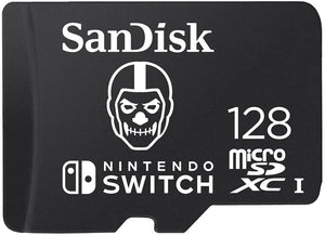 SanDisk 128GB microSDXC Nintendo Switch Fortnite Edition SDSQXAO-128G Micro SD