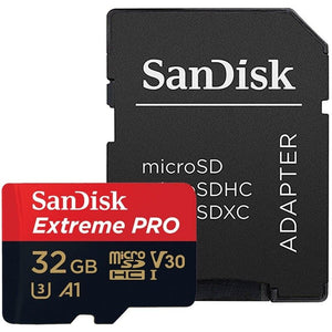 SanDisk 32GB Extreme Pro 100MB/s MicroSD MicroSDHC UHS-I U3 A1 V30 Memory Card