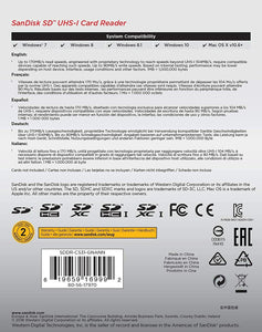 SanDisk SD UHS-I Card Reader - SDDR-C531-GNANN