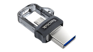 SanDisk 16GB OTG Dual Ultra USB m3.0 Micro Flash Thumb Drive Memory SDDD3-016G