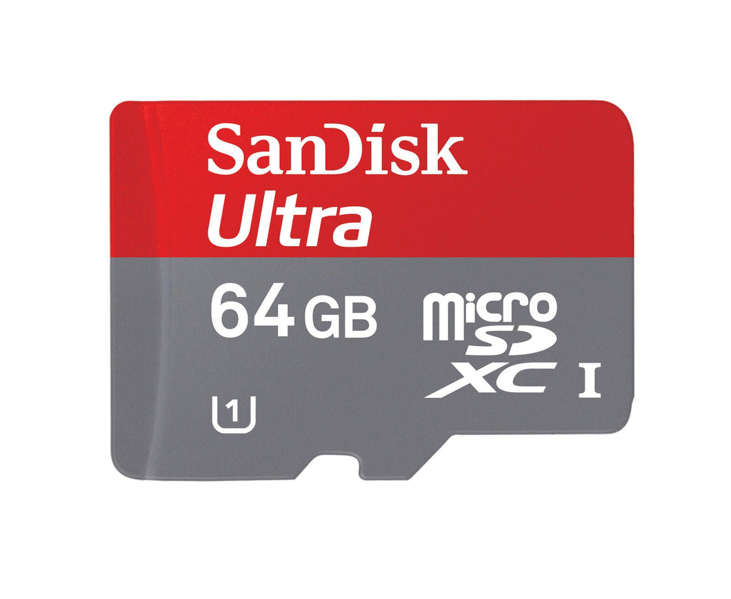 SanDisk Mobile Ultra 64GB micro SD microSDXC Class 10 UHS-1  30MB/s w/ Adapter