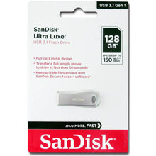 Load image into Gallery viewer, SanDisk 128GB Ultra Luxe USB 3.1 Flash Drive USB 3.1 SDCZ74-128G