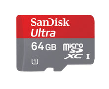 Load image into Gallery viewer, Lot of 2 x 64GB = 128GB SanDisk Mobile Ultra Micro SDXC SD XC Class 10 30MB/s