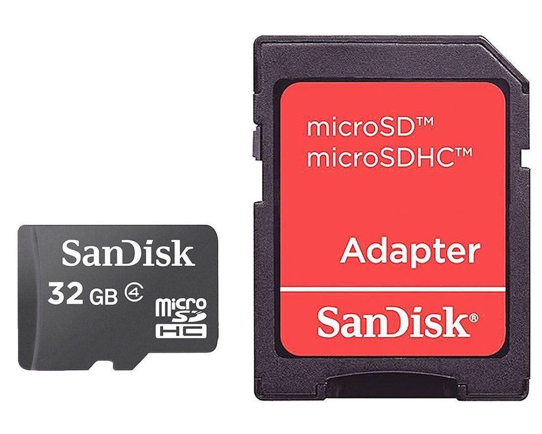 SanDisk 32GB MicroSD Micro SD SDHC TF Flash Class 4 Memory Card 32G with Adapter