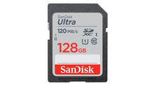 Load image into Gallery viewer, SanDisk 128GB ULTRA SDXC SD 120mb/s Camera Flash Memory Card SDSDUN4-128G