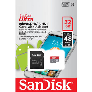 SanDisk 32GB Mobile Ultra Micro SD HC Class 10 Memory Card 32G Micro SDHC 48MB/s