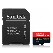 Load image into Gallery viewer, SanDisk 256GB Micro SD SDXC MicroSD TF Class 10 256 GB Extreme PRO 200MB/s