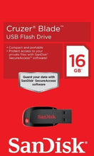Load image into Gallery viewer, Sandisk CRUZER BLADE 16GB SDCZ50-016G-B35 USB 2.0 Flash Pen Drive 10 PACK