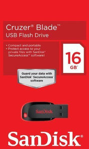 Sandisk CRUZER BLADE 16GB SDCZ50-016G-B35 USB 2.0 Flash Pen Drive 10 PACK