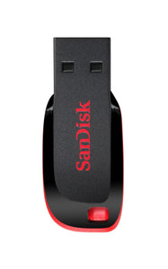 Sandisk 64GB CRUZER BLADE SDCZ50-064G-B35 USB 2.0 Flash Thumb Pen Drive SDCZ50