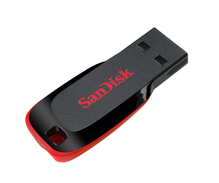 Sandisk 64GB CRUZER BLADE SDCZ50-064G-B35 USB 2.0 Flash Thumb Pen Drive