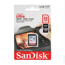 Load image into Gallery viewer, SanDisk Ultra 32GB SD SDHC Flash Memory Card Class 10 120MB/s UHS-I