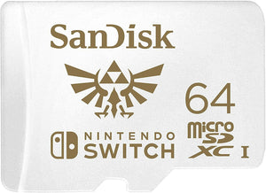 SanDisk 64GB MicroSDXC Micro sd Card UHS-1 Nintendo Switch SDSQXAT-064G-GN3ZN