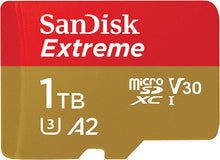 Load image into Gallery viewer, SanDisk 1TB Extreme Memory 1 TB Micro SD SDXC MicroSD Class 10 190MB/s US Seller