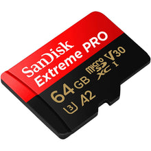Load image into Gallery viewer, SanDisk 64GB Micro SD SDXC MicroSD TF Class 10 Extreme PRO 200MB/s SDSQXCU
