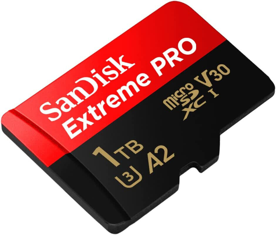 Sandisk 1TB Extreme PRO Micro SD  MicroSDXC Memory Card  SDSQXCD-1T00-GN6MA