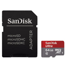 Load image into Gallery viewer, SanDisk Mobile Ultra Class 10 64GB microSD micro SDXC UHS-I U1 Flash Memory Card