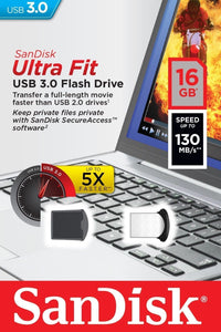 SanDisk 16GB Ultra Fit 16G CZ430 USB 3.1 Nano Flash Pen Drive SDCZ430-016G