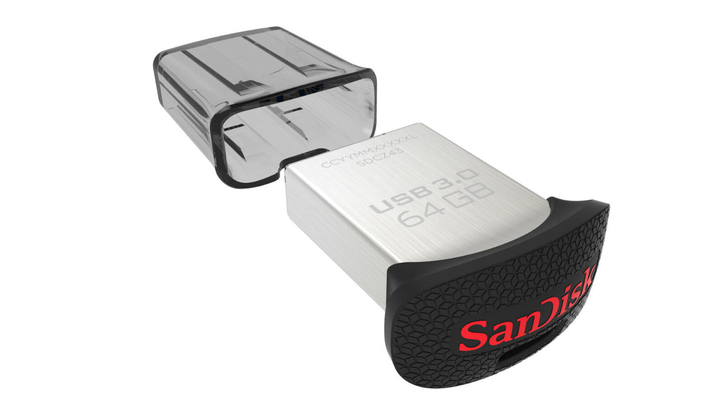 SanDisk 64GB CZ430 Ultra Fit USB 3.1 Nano Flash Pen Drive SDCZ430-064G