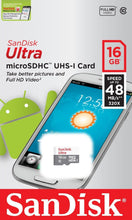 Load image into Gallery viewer, SanDisk 16GB 16G Ultra Micro SD HC Class 10 TF Flash SDHC Memory Card mobile