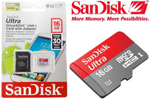 Load image into Gallery viewer, SanDisk 16GB Mobile Ultra MicroSD HC Class 10 Memory Card 16G SDSDQUA-016G-U46A