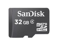 Load image into Gallery viewer, Lot of 4x 32GB = 128GB SanDisk Micro SD SDHC Class 4 Flash Memory Card w/Adapter
