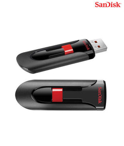 SanDisk 128GB (Set of 2x 64GB) Cruzer GLIDE USB Flash Pen Drive Sealed Retail Pk