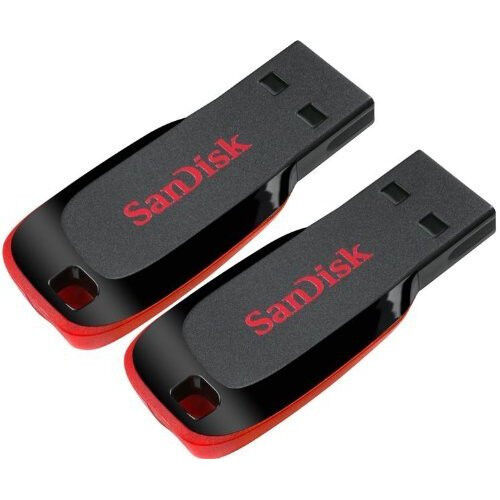 SanDisk 32GB x2= 64GB Cruzer BLADE USB Thumb Pen Flash Drive Memory Stick SDZ50